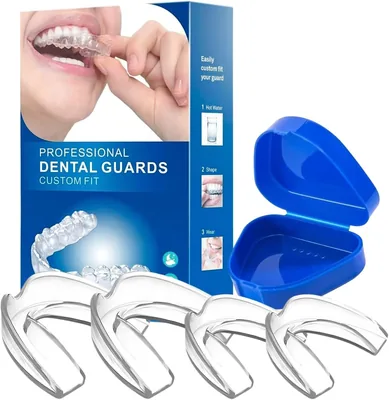 Ferula para Disparo Dental, 4 Unidades con Estuche de Conservación