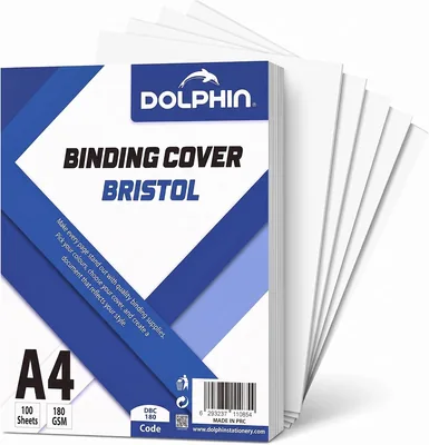 Dolphin White Cardstock Paper A4 180gsm