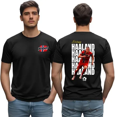 Norway Football Jersey Men's Dry Fit T Shirt Round Neck Sports Wear Best Deal