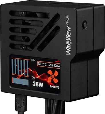 Thermal Grizzly WireView Pro II GPU - monitor CPU 12 V, 2 x 6 PCIe, wskaźnik temperatury i napięcia