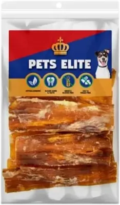 Pets Elite Beef Flats Natural Dog Chew - Joint & Dental Health Boost