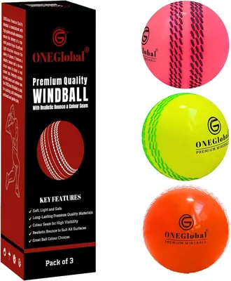 ONEGlobal Premium Windball Soft Cricket Ball Best Deal
