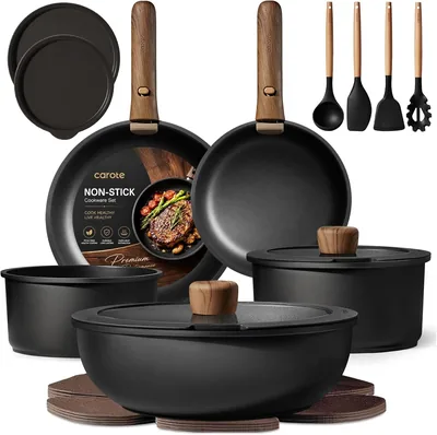 Carote 19-Piece Non Stick Cookware Set - 22% Off