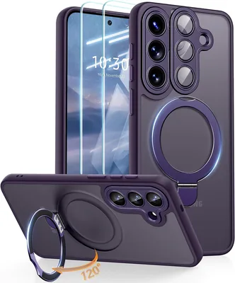 JAME Case for Samsung Galaxy S26 FE - Screen Protector & Magnetic Stand