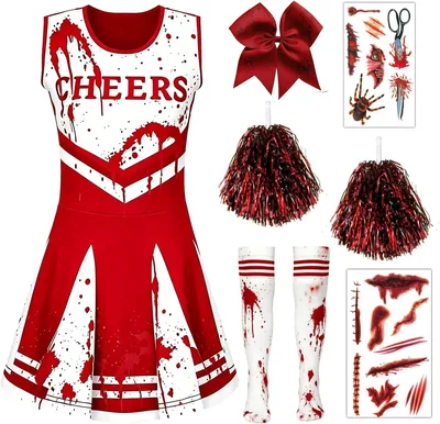 Hamanasu Zombie Cheerleader Costume Girls Halloween