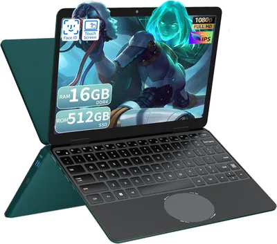 ZSRAINB 10.95'' Green 2-in-1 Laptop