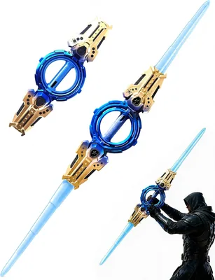 TSWCBYYLB Rotating Dual Blade Light Sword Cosplay Prop, 7-Color | Best Deal