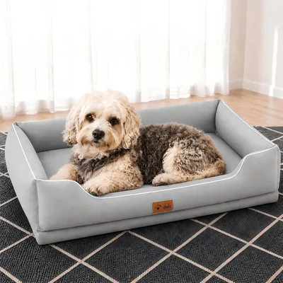 Orthopedic Dog Bed Medium Waterproof Oxford Cover & Liner Best Deal