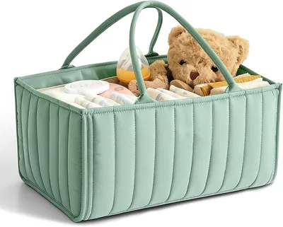Topika Nappy Caddy: Baby Diaper Organiser with Dividers