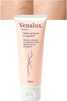 Crema Venalux per Varici e Capillari, Soluzione per Gambe Gonfie, Adatta a Tutti i Tipi di Pelle - Miglior Affare
