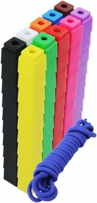 Parrot Counting Cubes Educational Toy 100-Piece Set