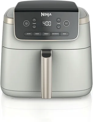 Ninja Air Fryer Pro, 5 Qt, 5-in-1, Amazon Exclusive Bone & Champagne | Air fry, bake, roast, reheat,