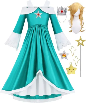 Royal Princess Costume for Girls with Wig