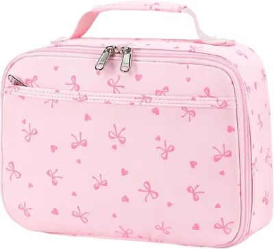 CAMTOP Lunch Box Kids Pink Heart Bow Best Deal