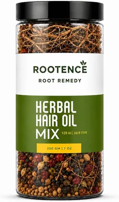 ROOTENCE Herbal Hair Mix | Herbs For Better Growth | 19 Vital Herbs | Best Care Product For Women An