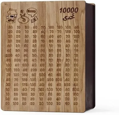 تحدي توفير 10000 جنيه مصري - صندوق مدخرات خشبي بتصميم تفاعلي محفز