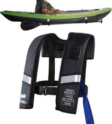 Inflatable Väst för Erwachsene - Livsredningskjärn med Snorkel, Lätt och Tillfällig