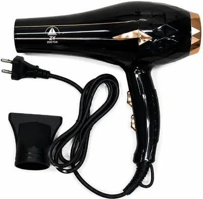 Salon-Grade Hair Dryer with Concentrator, Overheat Protection