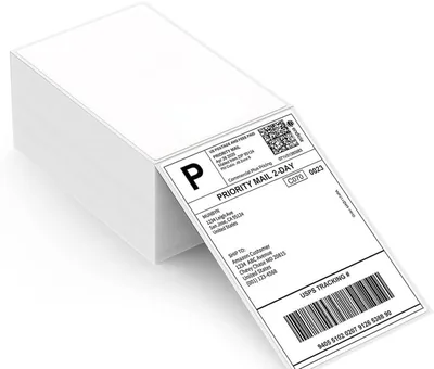 ClickByte Thermal Direct Shipping Labels 4x6 Fanfold