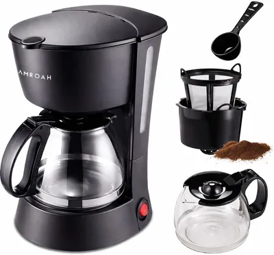 Drip Coffee Maker 650ml - Auto Shut Off & Keep Warm Function