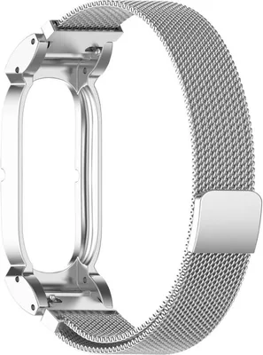 Cikiki Ersättning Fitbit Air Band Metal Watch Band med Magnetisk Loop av Stainless Stälj – Justa för Fitness