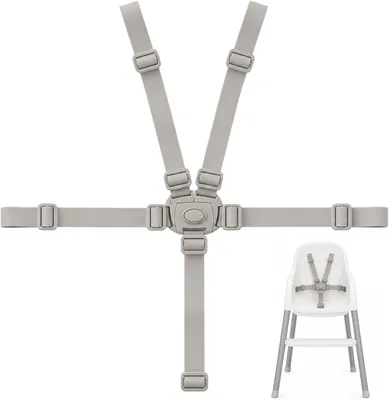 SiliFine Silicone High Chair Straps Replacement Harness