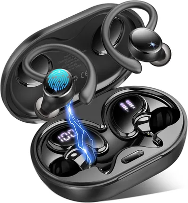 Cuffie Bluetooth 5.4 Sport con Cancellazione Rumore, 50 Ore di Autonomia, 4 Microfoni HD, Bassi Potenziati - Offerta Imperdibile!
