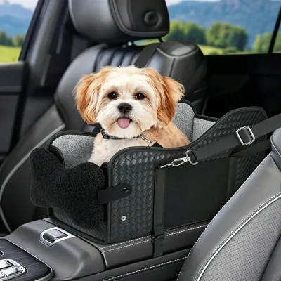 Console Dog Car Seat Black - Center Console