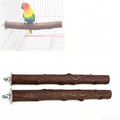 シロゼン 自然木 パート用パーチ 2個セット 25cm