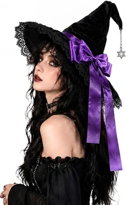 Sombrero de Bruja con Mariposas para Mujer - KTMOUW