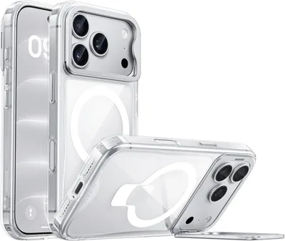 NIMASO iPhone 17 Proケース　隠しスタンド　180°ステレスフリー調整　MagSafe　NSC26G2258