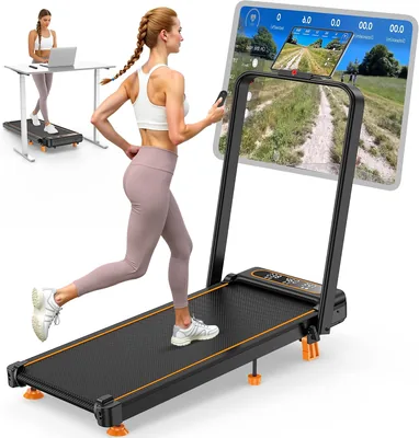 Walking Pad Treadmill 12% Incline Foldable