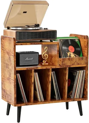 Record Player Stand Turntable with Storage - Best Deal