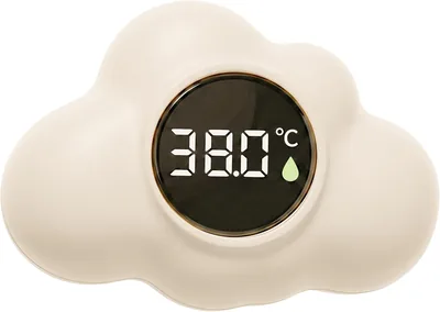 Digital Baby Bath Thermometer - Beige