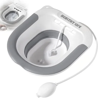 Sitz Bath Seat - Silicone Pad Bidet for Hemorrhoids & Postpartum