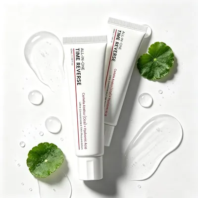 Crema Koriderm Time Reverse All-In-One para Anti-Envejecimiento Profunda Hidratación Antiarrugas Firmeza Luminosidad Unifica Tono de Piel Seca