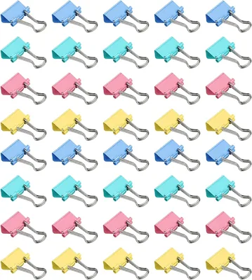 GoyaWhite 40 Pack 19mm Binder Clips - Best Deal