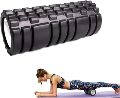 Foam Roller Massager - Teddje för Terapi och Muskelmassage. Pilates- och Yogaroller. Fitnessfoamroller. Cylinder för smerterligning