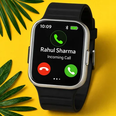 Bluetooth Calling Smart Watch with HD Display, Fitness Tracking, Heart Rate & Sleep Monitor for Andr