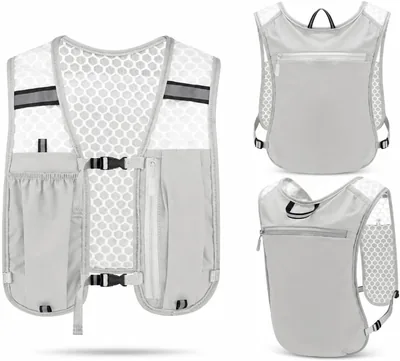 Running Vest with Reflective Strips & Pockets