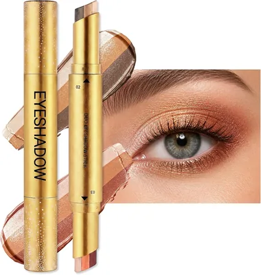 Erinde 2 in 1 Eyeshadow Stick - 3 Color Gradient Beauty Best Deal