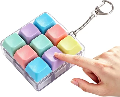 Keyboard Keychain Hanging Charm Stress Relief