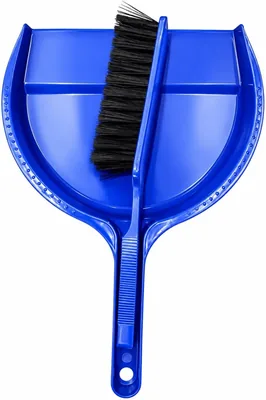 Cleaning Brush Set Blue Black Bristles Compact Design