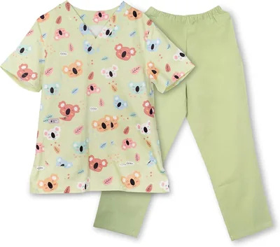 Nanny Tag Women's Scrub Suit | Premium 2-Piece Medical Uniform
