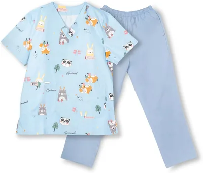 Nanny Tag Women's Printed Scrub Suit