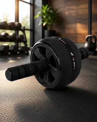 Roda Abdominal Dupla AB Wheel Antiderrapante Para Core e Abdomen