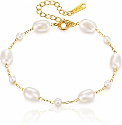 RHEENA & CO. 18K Gold Plated Stainless Steel Bracelets