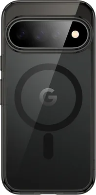 JETech Magnetisk klar bakcover för Google Pixel 11 Pro, Schwarz | Kompatibel med MagSafe och Pixelsnap Cha