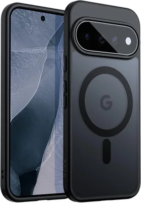 JETech Copertina Magnetica opaca per Google Pixel 11 Pro, Nero | Compatibile con MagSafe, Compatibile con Pixelsnap Caricabatterie, Trasparente