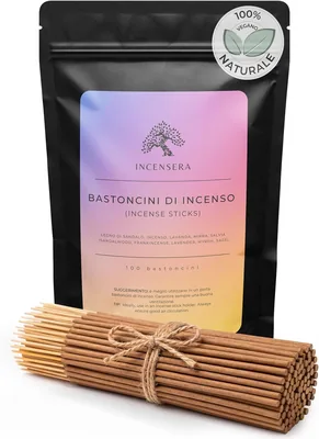 Set di Bastoncini di Incenso Incensera - 100 pezzi, 5 fragranze naturali